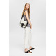 top estampado con efecto arrugado femme ESPRIT