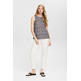top estampado con efecto arrugado femme ESPRIT