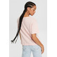 t-shirt a rayas con logo bordado femme ESPRIT