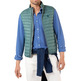 gilet matelassé basique vert homme el ganso