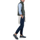 cazadora homme ganso veste acolchado básico verde