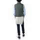 cazadora homme ganso veste acolchado básico verde