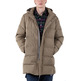 cazadora homme ganso manteau largo plumas beige