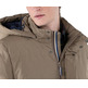 cazadora homme ganso manteau largo plumas beige