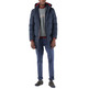 cazadora homme ganso manteau largo plumas marino