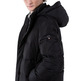 cazadora homme ganso manteau largo plumas negro