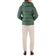 cazadora homme ganso manteau corto plumas verde