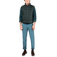 cazadora homme ganso veste acolchado básico verde