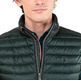 cazadora homme ganso veste acolchado básico verde