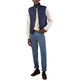cazadora homme ganso veste acolchado básico marin