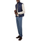 cazadora homme ganso veste acolchado básico marin