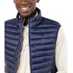 cazadora homme ganso veste acolchado básico marin