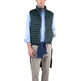 cazadora homme ganso veste acolchado básico verde