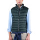 cazadora homme ganso veste acolchado básico verde