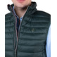 cazadora homme ganso veste acolchado básico verde