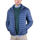cazadora homme ganso blouson acolchada básica azul