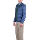 cazadora homme ganso blouson acolchada básica azul