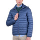 cazadora homme ganso blouson acolchada básica azul
