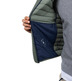 cazadora homme  el ganso veste acolchado básico verde
