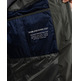 cazadora homme  el ganso manteau plumas largo verde