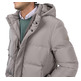 cazadora homme  el ganso manteau plumas largo beige