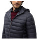cazadora homme  el ganso blouson básica acolchada gris