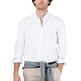 chemise homme  ganso chemise pin point oxford blanca
