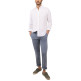 chemise homme  el ganso chemise lino garment dyed butto