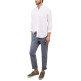 chemise homme  el ganso chemise lino garment dyed butto