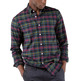 chemise homme  ganso chemise cuadros tartán verde pe