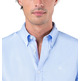 chemise homme  ganso chemise bandera pin point celes