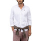 chemise homme  el ganso chemise garment dyed button dow