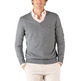 maillot homme ganso maillot cuello pico coderas gri
