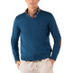 maillot homme ganso maillot cuello pico coderas azu