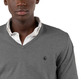 maillot homme ganso maillot cuello pico coderas gri