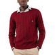 maillot homme ganso maillot cuello caja cables rojo