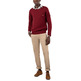 maillot homme ganso maillot cuello caja cables rojo