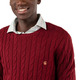 maillot homme ganso maillot cuello caja cables rojo