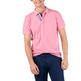 pôle homme  el ganso pôle pique short sleeve pink