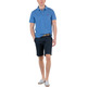 homme pôle liso azul u