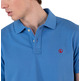 homme pôle liso azul u