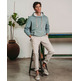 homme sweat-shirt capucha verde u