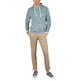 homme sweat-shirt capucha verde u