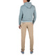 homme sweat-shirt capucha verde u