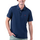 pôle homme  ganso pôle piqué garment dyed marino
