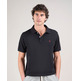 pôle homme el ganso pôle piqué garment dyed negro