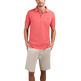 pôle homme  el ganso pôle piqué garment dyed coral