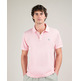pôle homme el ganso pôle piqué garment dyed rosa