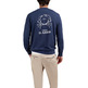 sweat-shirt homme el ganso sweat-shirt cuello caja marino la
