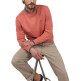 sweat-shirt homme  el ganso sweat-shirt cuello caja rojo